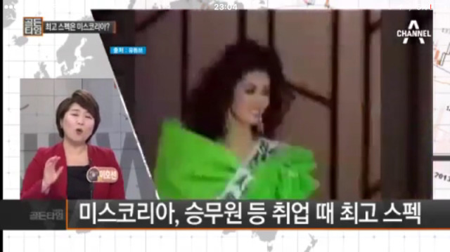 아나운서,승무원등 취업할 때 스펙이 되어버린 미스코리아 | 인스티즈