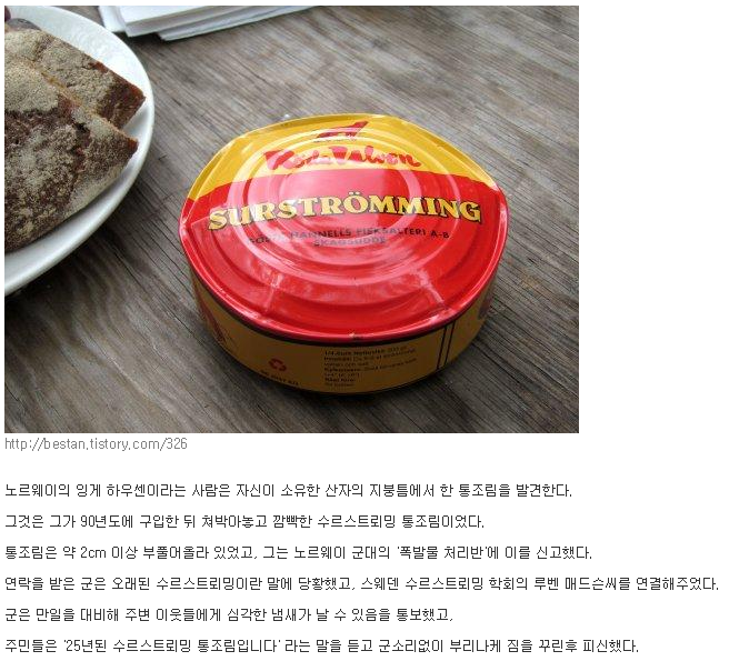  세계에서 가장 냄새나는 식품의 위엄 | 인스티즈