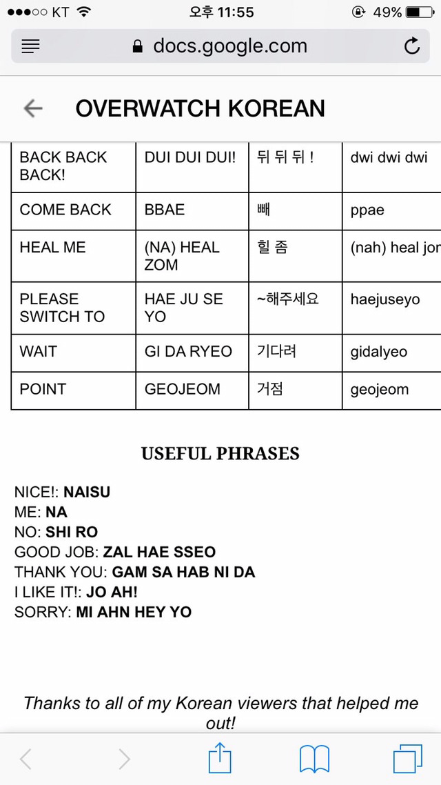 언어는 언제나 그 분야의 선진국을 따라간다(오버워치) | 인스티즈