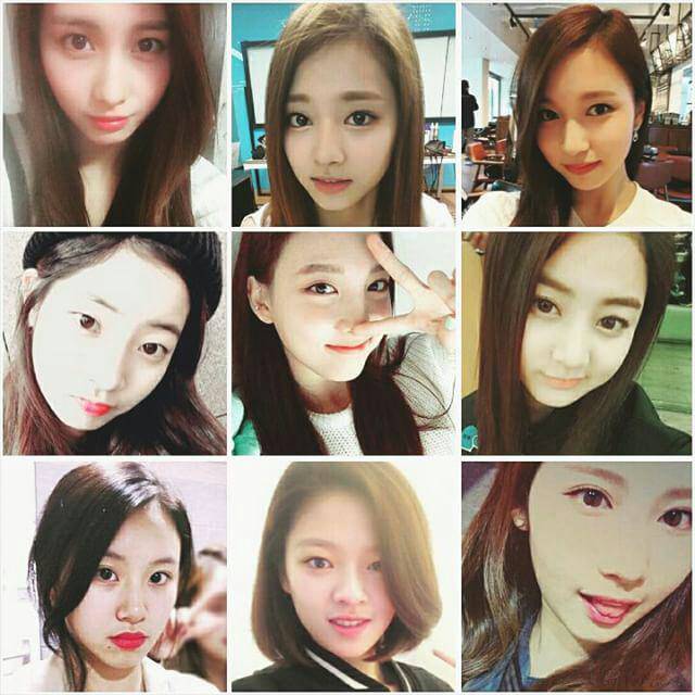 [트와이스] 1주년 기념 멤버 단체 짤 모음.jpg | 인스티즈