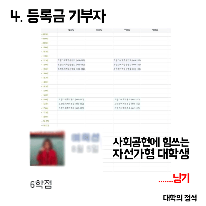 개강직전 다시보는 유형별 시간표.jpg | 인스티즈