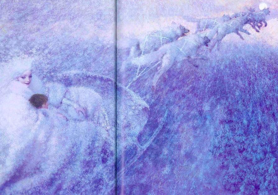 [ChristianBirmingham] 진짜 겨울 왕국에 온것 같은 눈의 여왕 삽화 일러스트 | 인스티즈