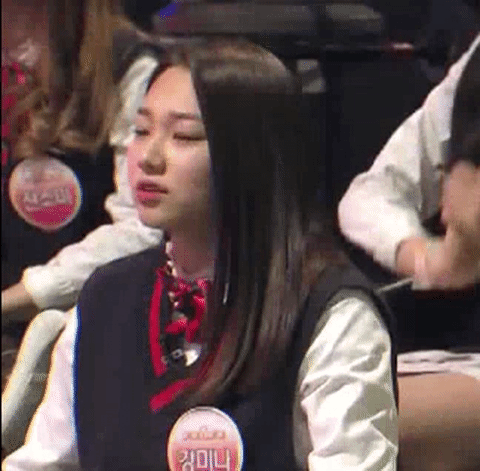 강미나의 진심어린 리액션.gif | 인스티즈