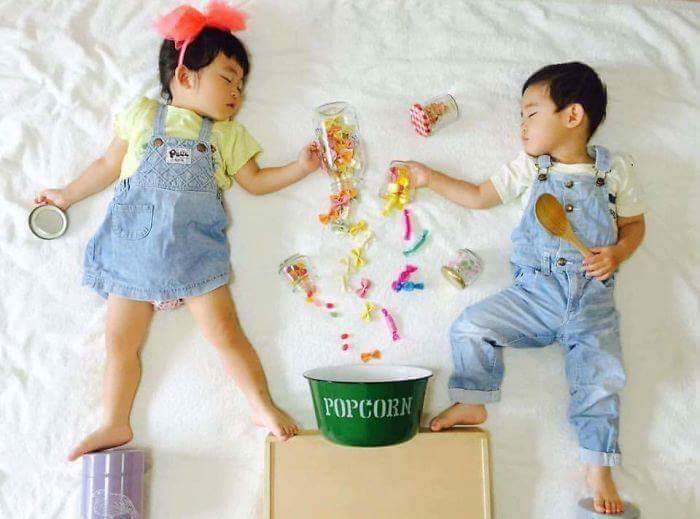 아이들이 자는 동안 엄마가 한 일 ~ | 인스티즈