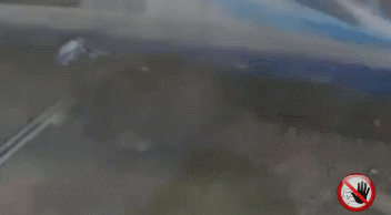철로 차단기를 무시한 대가.gif | 인스티즈