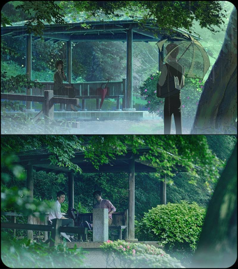 애니메이션 장면들의 실제 모습들 | 인스티즈