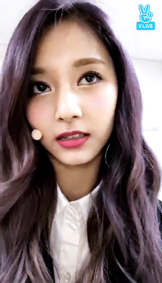 [twice] 오늘 깜짝 개인V앱한 쯔위 움짤.gif | 인스티즈