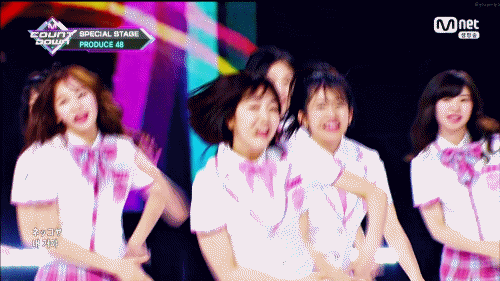 [프듀48] 스톤뮤직 배은영 긴머리 시절.jpgif | 인스티즈