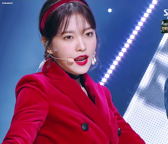 [레드벨벳] 인기가요 제복벨벳.gif | 인스티즈