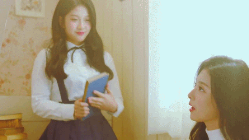 fromis_9 - 유리구두 MV 움짤 (이나경,박지원) | 인스티즈