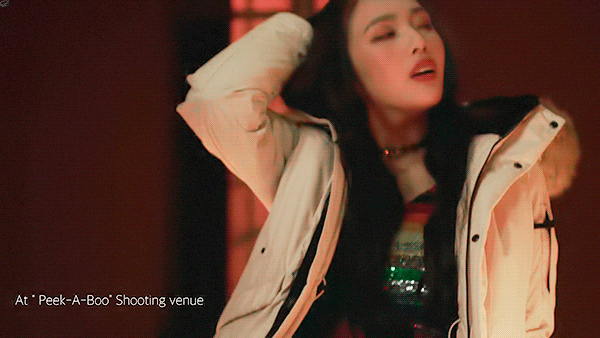 콜롬비아 패딩 모델이 된 레드벨벳.gif | 인스티즈