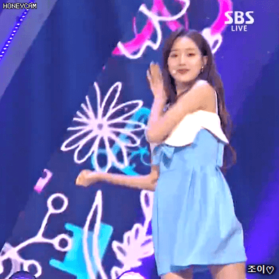 180401 인기가요 요정그자체 에이프릴 이나은.gif | 인스티즈