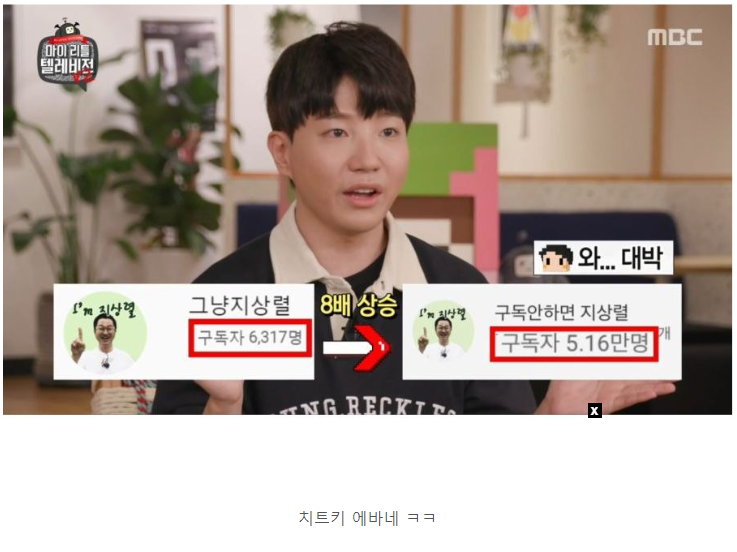 지상렬 구독자수 증가ㄷㄷ | 인스티즈