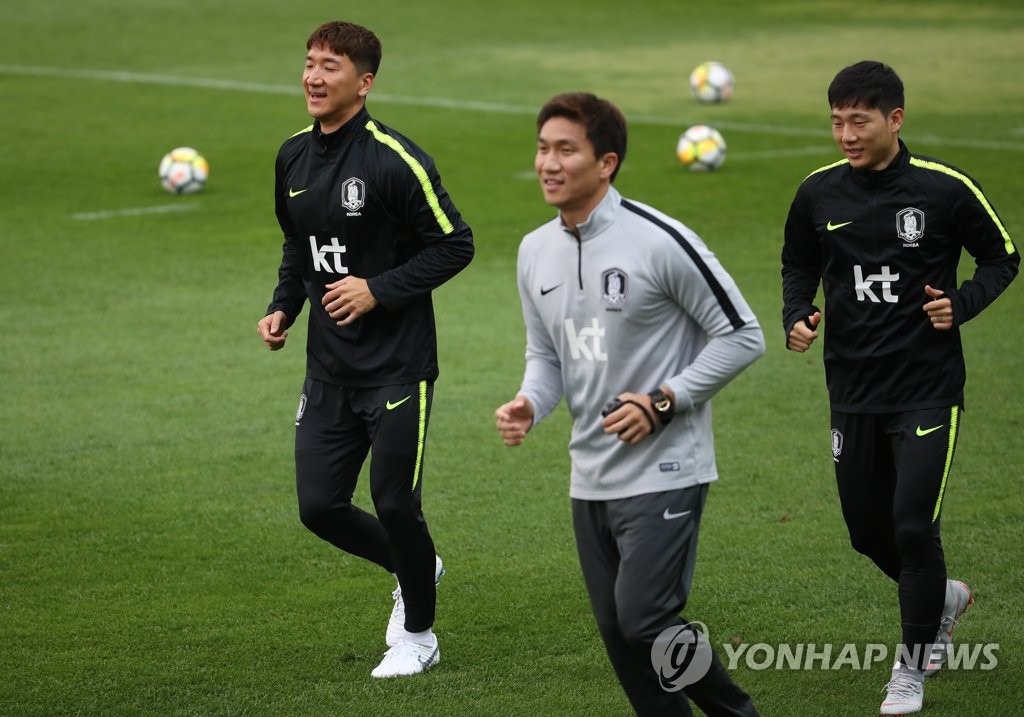 오늘자 대한민국 대표팀 트레이닝 사진.jpg | 인스티즈