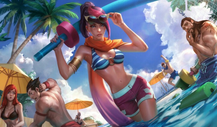[LOL] 다음번에 나왔으면 하는 수영장 파티 스킨 챔피언은? | 인스티즈