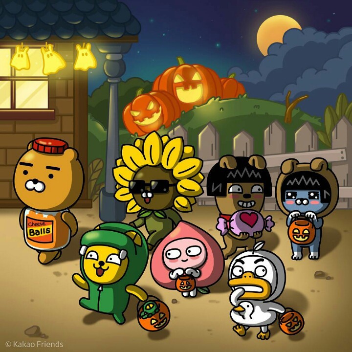 카카오프렌즈 할로윈 코스튬.jpg | 인스티즈