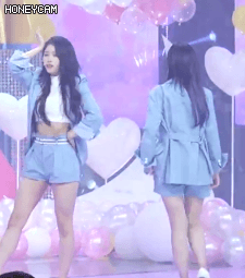 안무도중 스스로 꽃가루 뿌리는 러블리즈 | 인스티즈