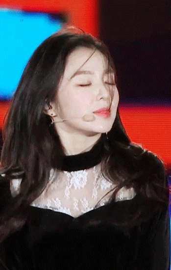 바람맞는 레드벨벳 아이린.gif | 인스티즈