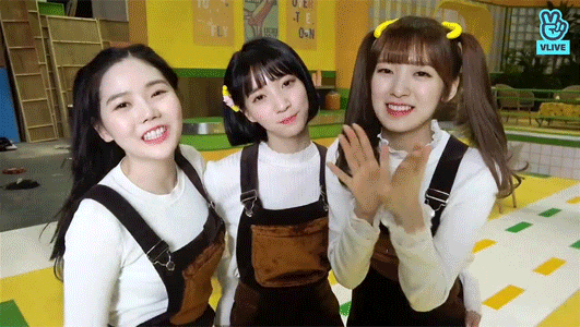 오마이걸 바나나 알러지 원숭이 MV 메이킹.gif | 인스티즈