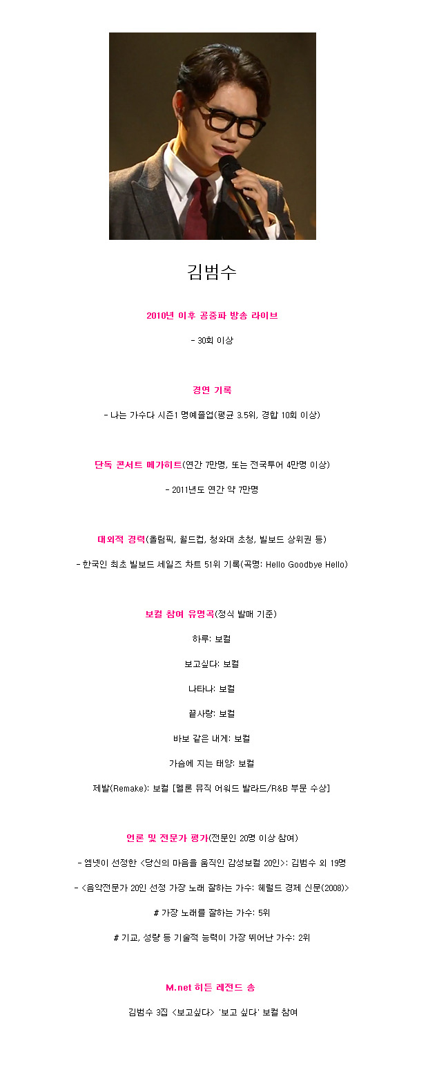 만나이 30대의 끝자락에 있는 가창력 5대장 | 인스티즈