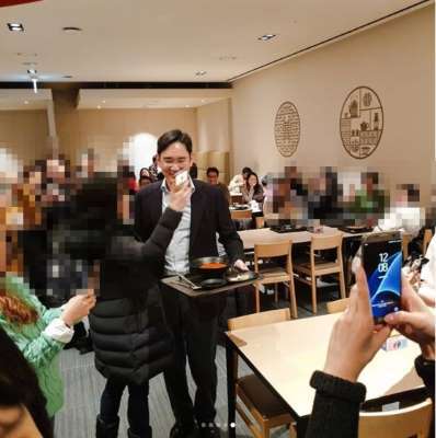 삼성 사내식당에 등장한 이재용.jpg | 인스티즈