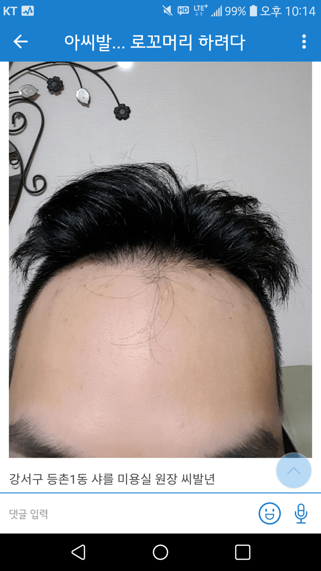 아 x발... 로꼬머리 하려다 ㅈ됐다...jpg | 인스티즈