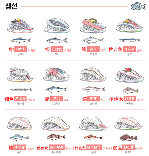 스시 재료 종류 - 여러분이 제일 좋아하는 초밥은? | 인스티즈