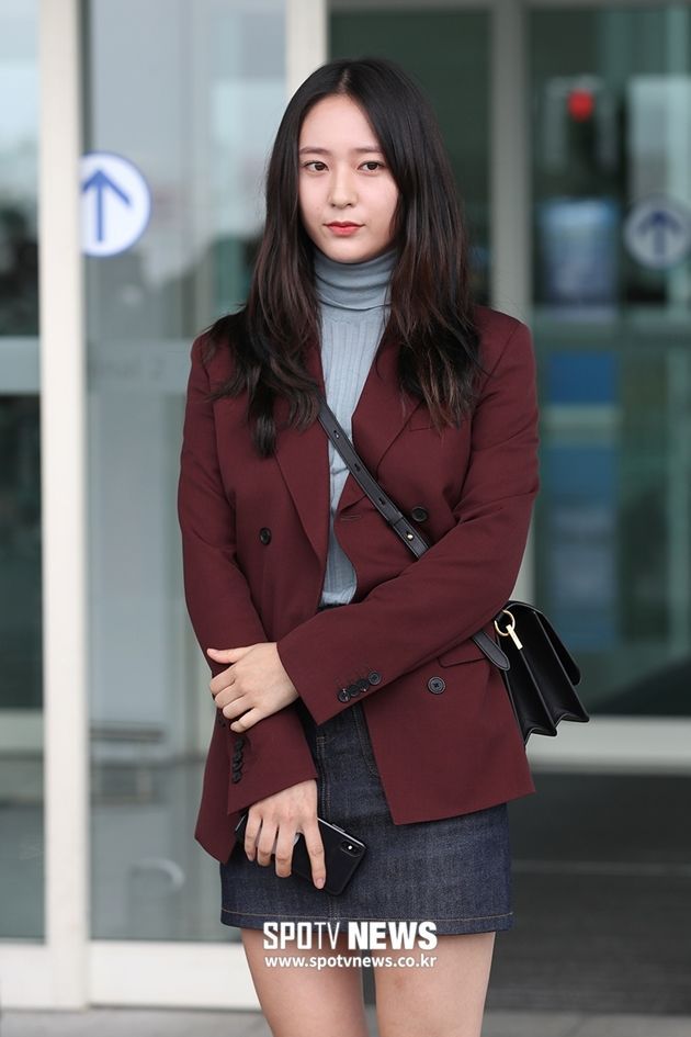 오늘자 크리스탈 공항패션.jpg | 인스티즈
