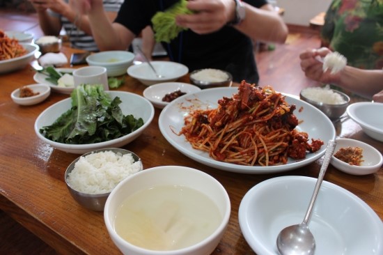 타지역 사람들이 마산 아구찜집 가면 의아해 할 수 있는거...jpg | 인스티즈